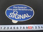 sticker Das beste ist: eine gute Vorsicherung  SIGNAL *, Ophalen, Zo goed als nieuw