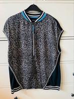 Marc Cain mooie zwarte luipaard print top maat 4/40, Maat 38/40 (M), Verzenden, Zwart, Zo goed als nieuw