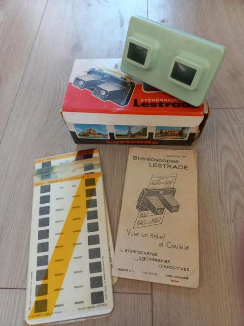 Lestrade stereoscope in originele doos, Antiek en Kunst, Antiek | Speelgoed, Ophalen of Verzenden