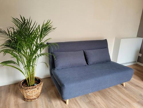 Tweezits slaapbank Maisons du Monde te koop, Huis en Inrichting, Slaapkamer | Slaapbanken, Zo goed als nieuw, 140 cm, 190 cm of minder