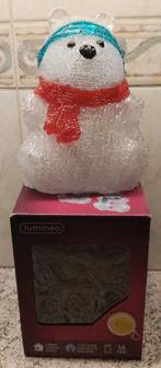 Kerstfiguur IJsbeer 3D 16cm met verlichting Nieuw in doos, Diversen, Kerst, Ophalen of Verzenden, Nieuw