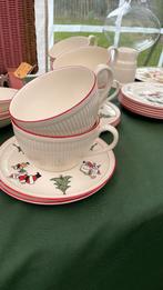 Wedgwood WINDSOR CHRISTMAS soepkom met schotel, Ophalen of Verzenden, Zo goed als nieuw, Kom(men), Wedgwood