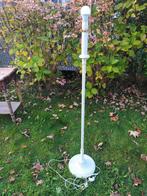 Vintage Klassieke witte houten lampenvoet, Huis en Inrichting, Lampen | Vloerlampen, Ophalen, Gebruikt, Klassiek, Metaal