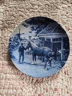 Delfts Blauw Bord - Smidse, Ophalen of Verzenden