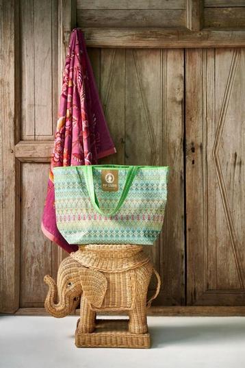 Pip Studio Strandtas Ashanti Groen beschikbaar voor biedingen