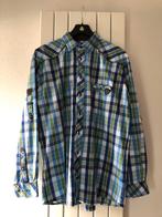 Oktoberfest Oostenrijkse herenblouse, Ophalen of Verzenden, Zo goed als nieuw, Blauw