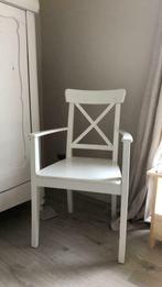 GEZOCHT Ikea Ingolf ARMSTOEL zie foto, Ophalen, Gebruikt, Wit, Eén