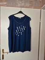 Chalou blauw topje maat 52, Chalou, Ophalen of Verzenden, Zo goed als nieuw, Blauw