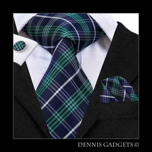 Dennis Gadgets: 100 % zijden stropdas ( 3 delig !! ) DG 3044, Kleding | Heren, Stropdassen, Nieuw, Met patroon, Blauw, Ophalen of Verzenden