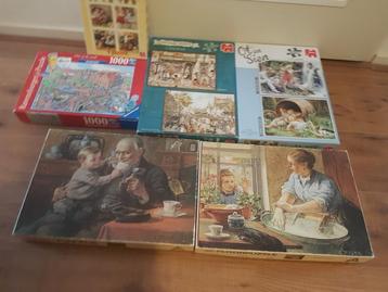 Puzzels compleet  beschikbaar voor biedingen