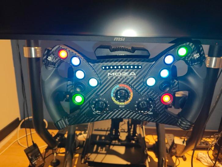 Moza KS GT Stuurwiel - Sim Racing, Spelcomputers en Games, Spelcomputers | Overige, Zo goed als nieuw, Ophalen of Verzenden