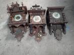 3 antieke vrijslinger klokken,opknappers., Antiek en Kunst, Antiek | Klokken, Ophalen of Verzenden