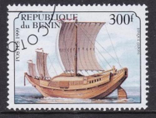 3151 - Benin michel 1130 gestempeld , Zeilschip , Dschunke (, Postzegels en Munten, Postzegels | Afrika, Gestempeld, Overige landen