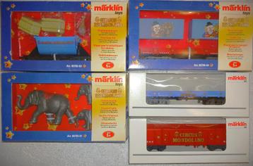 Marklin Circus Mondolino aanvuldoosjes nieuw, af € 9 beschikbaar voor biedingen