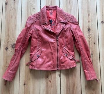 Leren Jas Mauritius (Gipsy) - Rood / Koraal Leer - Medium beschikbaar voor biedingen