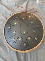 Tongue drum zwart bijna 36cm GROOT zwart 15 klanken NIEUW, Ophalen of Verzenden, Nieuw, Trommel