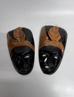 Set Afrikaanse maskers van hout, Ophalen of Verzenden
