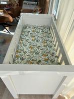 Stevig Ledikant van Interbaby, wit hoogglans, met dik matras, Ophalen, Gebruikt, Minder dan 140 cm, Matras