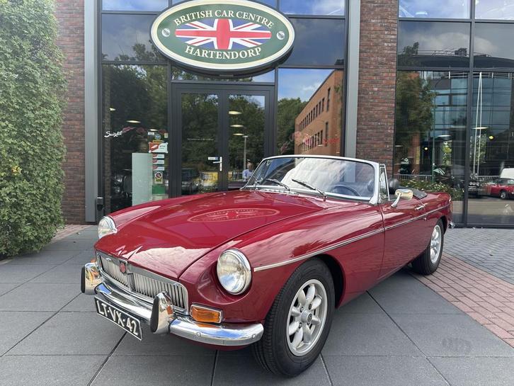 MG B 1.8 Roadster (bj 1973), Auto's, Oldtimers, Bedrijf, Te koop, Open dak, MG, Benzine, Cabriolet, Handgeschakeld, Geïmporteerd