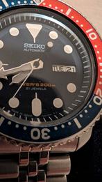 Seiko SKX009J - Iconische duiker!, Sieraden, Tassen en Uiterlijk, Horloges | Heren, Gebruikt, Staal, Polshorloge, Ophalen of Verzenden