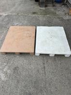 2 kunstof pallets 100 x 120, Doe-het-zelf en Verbouw, Gereedschap | Machine-onderdelen en Toebehoren, Ophalen, Zo goed als nieuw