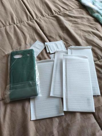 Hoesje Google Pixel 7A met 4 Screenprotectors  beschikbaar voor biedingen