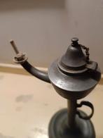 Tinnen olielamp antiek., Antiek en Kunst, Antiek | Tin, Ophalen