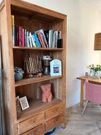 Teakhouten open kast, Huis en Inrichting, Ophalen of Verzenden, Gebruikt