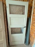 Oude paneeldeur jaren 40. (201 cm x 82,8 cm), Doe-het-zelf en Verbouw, Ophalen of Verzenden, Zo goed als nieuw, Binnendeur, 200 tot 215 cm