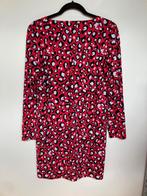 Josephine & Co rood panterprint travelstof jurk maat 38, Maat 38/40 (M), Josephine & Co, Rood, Danzigerkade 223C 1013 AP Amsterdam Nederland