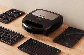 65% KORTING - TOSTI IJZER MET 4 PLATEN MERK SWISS PRO+, Huis en Inrichting, Keuken | Keukenbenodigdheden, Nieuw, Ophalen of Verzenden