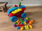 Mega Bloks auto trekkar met bouwblokken, Ophalen, Zo goed als nieuw, Megabloks