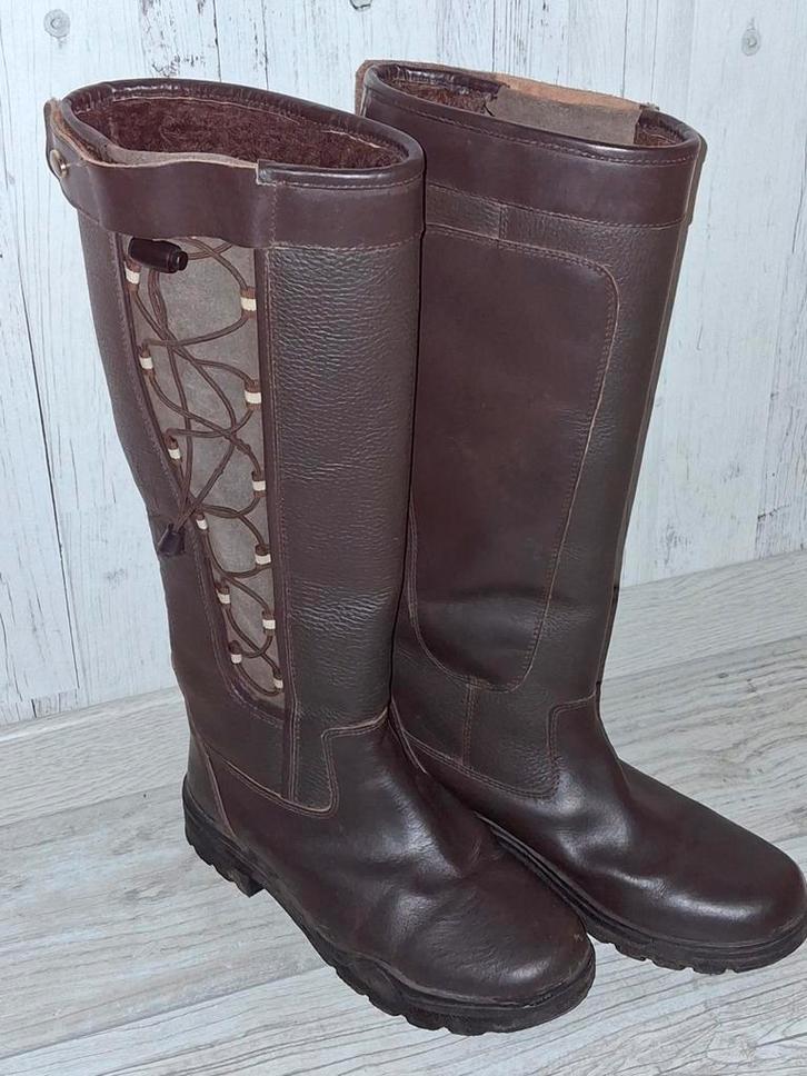 HKM Gevoerde Winter Rijlaarzen ,outdoorlaazen maat 40 zgan, Dieren en Toebehoren, Paardrijkleding, Zo goed als nieuw, Dressuur