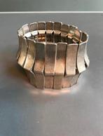 Metal Pointus Armband - Parijs Design, Ophalen of Verzenden, Zo goed als nieuw, Zilver, Staal