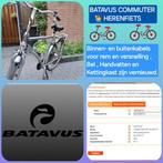 MOOIE BATAVUS COMMUTER 🙋‍♂️ HERENFIETS 🚲 ✔IN GOEDE STAAT, Ophalen, Versnellingen, Batavus, Zo goed als nieuw