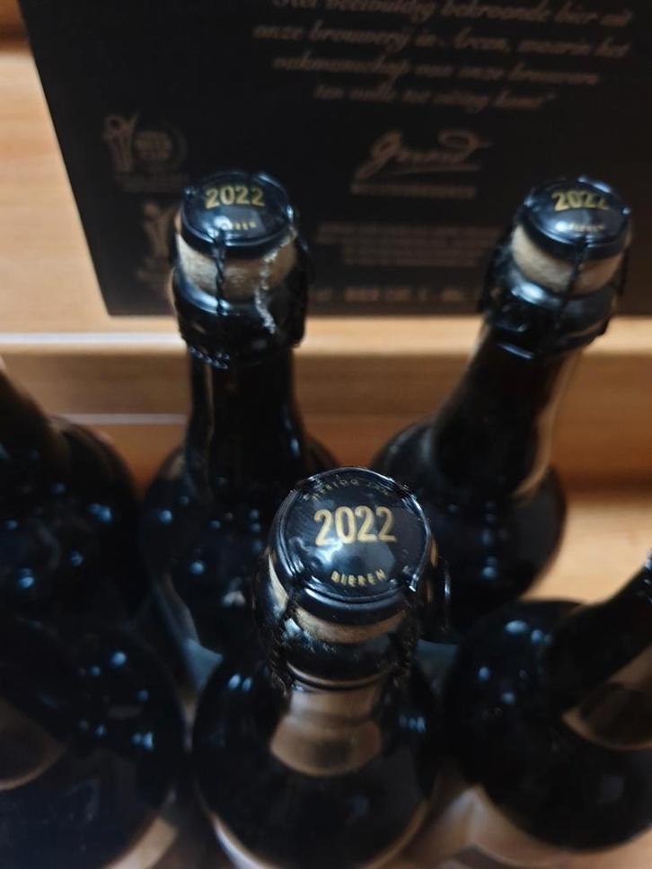 Doos met 6 flessen Hertog Jan  Grand Prestige . Bieden., Verzamelen, Biermerken, Nieuw, Flesje(s), Hertog Jan, Ophalen of Verzenden