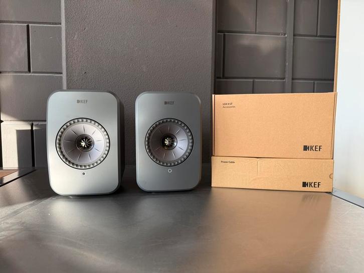 KEF LSX II LT (Nieuw, Zwart), Audio, Tv en Foto, Luidsprekers, Zo goed als nieuw, Front, Rear of Stereo speakers, 120 watt of meer