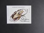 velletje met insect, Postzegels en Munten, Ophalen of Verzenden, Gestempeld, Dier of Natuur