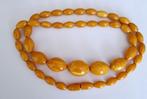Antieke  ketting Bakeliet "Egg Yolk", 1920-30, Verzenden, Overige materialen, Ketting