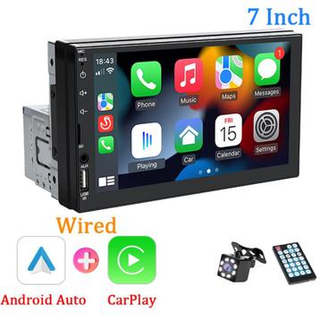7“ 1 Din Car Radio Carplay Android Auto beschikbaar voor biedingen