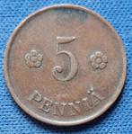 Finland 5 pennia 1918 Km 22, Verzenden, Overige landen, Losse munt
