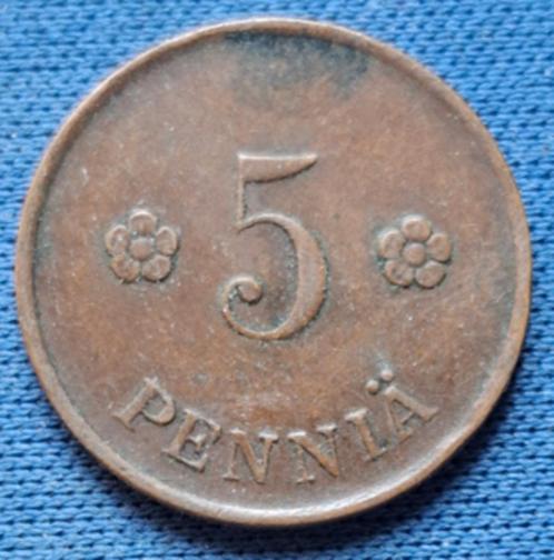 Finland 5 pennia 1918 Km 22, Postzegels en Munten, Munten | Europa | Niet-Euromunten, Losse munt, Overige landen, Verzenden