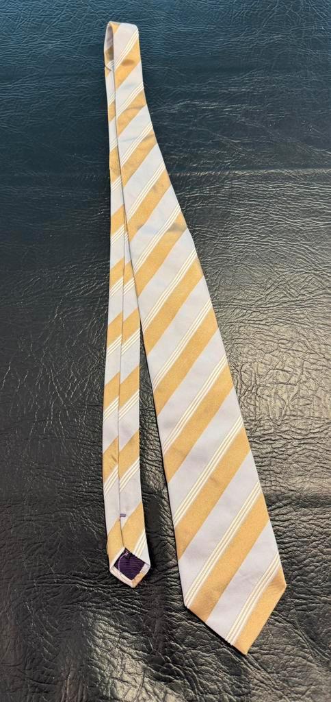 Schitterende stropdas goud zilver wit Michaelis feest kerst, Kleding | Heren, Stropdassen, Zo goed als nieuw, Met patroon, Wit