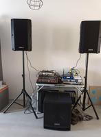 Te koop Zang installatie met toebehoren 2500 watt, Muziek en Instrumenten, Versterkers | Keyboard, Monitor en PA, Ophalen of Verzenden
