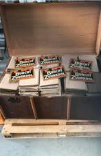 Burcht zuurkool reclame bordjes blik jaren 30 vorige eeuw, Verzamelen, Ophalen of Verzenden, Zo goed als nieuw, Reclamebord