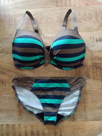 Prima donna bikini 80 F broekje 38 ZGAN blauw groen 80F beschikbaar voor biedingen