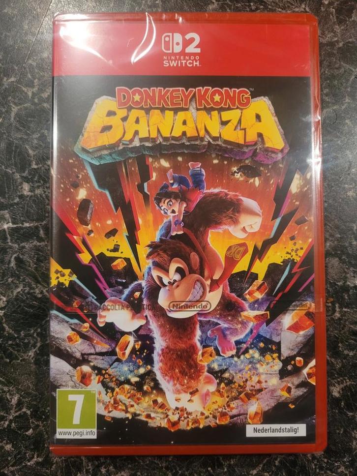 Donkey Kong Bananza Nieuw in geseald plastic, Spelcomputers en Games, Games | Nintendo Switch, Nieuw, Overige genres, 1 speler
