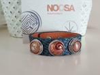 Noosa Amsterdam Pure Salmon Armband Midnight Blue S, Verzenden, Nieuw, Blauw, Leer