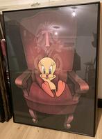 60 x 80 tweety 1996 looney tunes warner bros, Met lijst, Deurposter of groter, Ophalen of Verzenden, Film en Tv