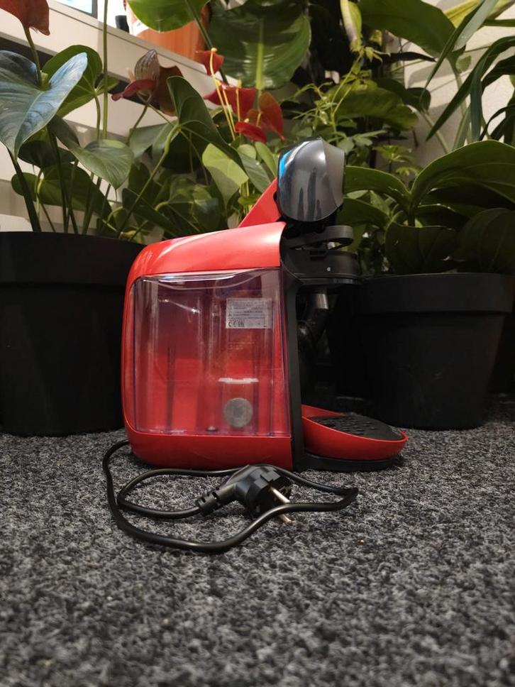 Bosch Tassimo TAS100X Koffiemachine - Rood, Witgoed en Apparatuur, Koffiezetapparaten, Zo goed als nieuw, Koffiepads en cups, Overige modellen